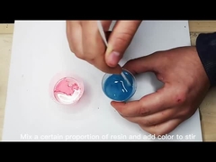 Artistic Clear Coat For Resin Characteristics Bubble-Free Smooth Finish