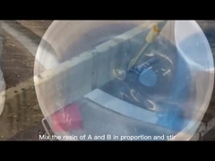 Brush Crystal Clear Table Top Epoxy Resin Hardener 2 ส่วน ทนต่อแรงกระแทก