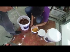 การเคลือบสีพื้นแบบโลหะ Epoxy สีพื้นแบบโลหะ Epoxy ที่ทนต่อการบด