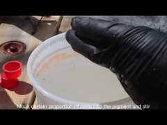 การเคลือบพื้นแบบโลหะเอโป็กซี่ไร้กลิ่น ครอบคลุมสเปรย์ มาร์บอร์