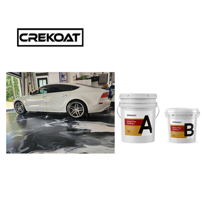 คริสตัลใส Epoxy Resin ผิวเคลือบ Seamless 0 VOC 100% ดินแข็ง