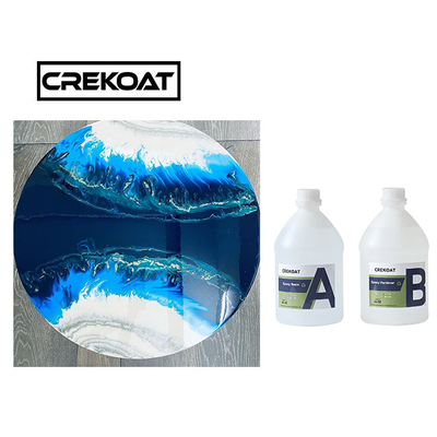 โต๊ะที่สามารถระดมตัวเองได้ โต๊ะบน Epoxy Resin สองส่วน