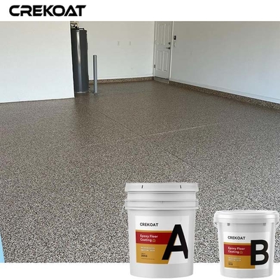 ผงเคลือบพื้น Epoxy Resin ชัดเจน Polyurethane Polyaspartic สําหรับพื้นคอนกรีต