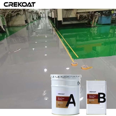 การเคลือบพื้น Epoxy ที่ทนต่อสารเคมีไม่สลิด สูตรที่ติดตั้งเร็วสามารถใช้ในวันเดียวกัน