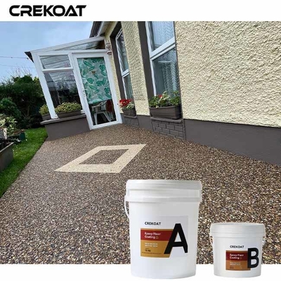 หินทนทาน UV Epoxy Driveway หินแหล่งประกายธรรมชาติ สําหรับความทนทานภายนอก