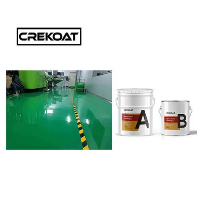 ลด VOC อุตสาหกรรม Epoxy Floor Coating เกรด 2 แพ็ค Epoxy Floor Paint ไม่มีสาย