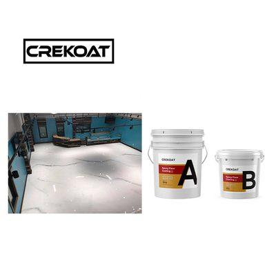3 มิลลิเมตร มาร์บอร์ โลหะ Epoxy พื้นเคลือบ ไม่มี Bubbles การรักษาเร็ว
