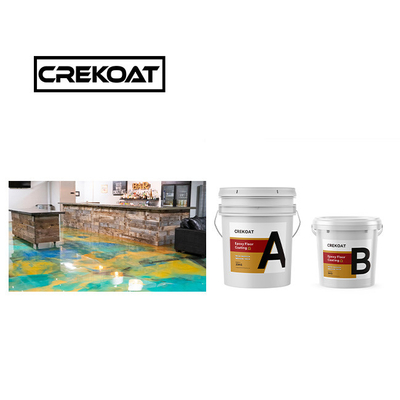 สีดินพื้น Epoxy กันน้ําใส 1 มิลลิเมตร Anti Slip Epoxy Coating 0 VOC