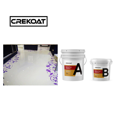 การแห้ง ทนต่อกรด ผิวพื้นเรซินอีโป๊กซี่ ฟรีฝุ่น 3 มิลลิเมตร Self Leveling