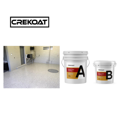 3 มิลลิเมตร ทนต่อการลื่น Epoxy Floor Coating Resin Full Broadcast Epoxy Flake Coating