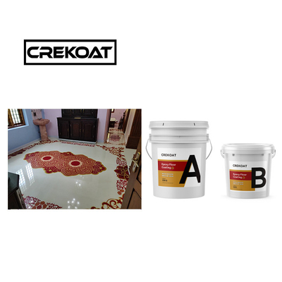 คริสตัล กันน้ํา Epoxy Resin พื้นเคลือบ