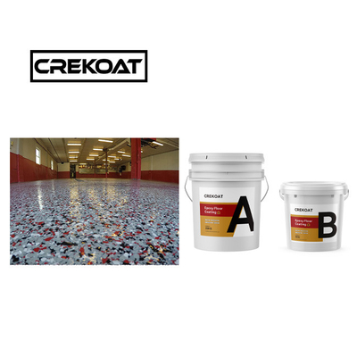 สีพื้น epoxy ประดับ Polyaspartic สีพื้น epoxy ผง