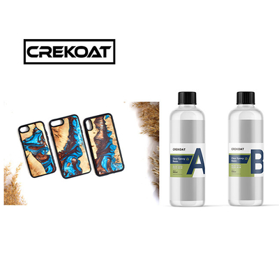เครื่องประดับ ทําศูนย์ VOC Epoxy Resin ศิลปะ Self-leveling Epoxy ชัดเจน