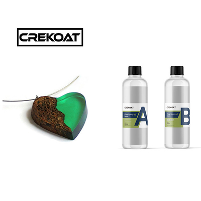 เครื่องประดับ ทําศูนย์ VOC Epoxy Resin ศิลปะ Self-leveling Epoxy ชัดเจน
