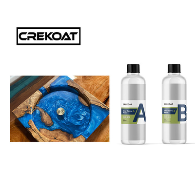 โรลล์โปร่งใส ใส Epoxy Resin ทนต่อการขีดข่วนเหลือง