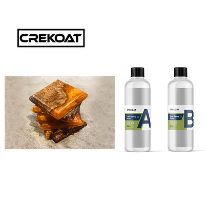 ความชัดเจน UV ทันคง สะอาด Epoxy Resin ไม่กลิ่น ไม่มี VOC สําหรับโต๊ะ casting