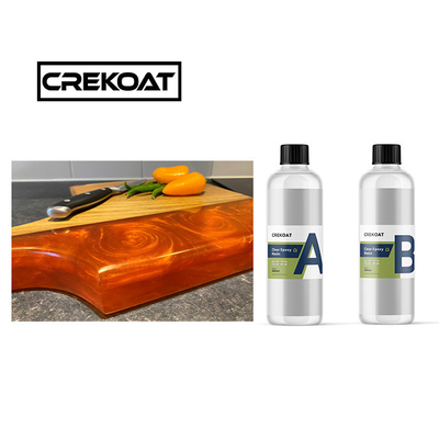 ครีสตัลใส Epoxy Resin Art Kit Craft Self-leveling Easy Mix อัตราส่วน 1:1