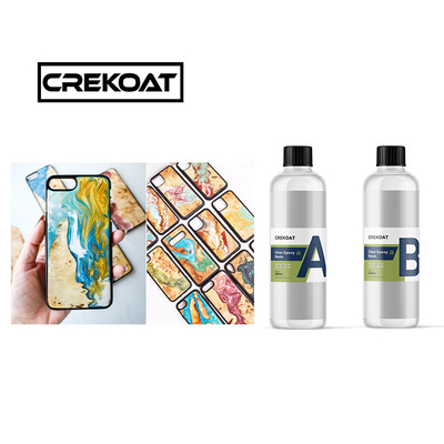 เครื่องประดับ ทําศูนย์ VOC Epoxy Resin ศิลปะ Self-leveling Epoxy ชัดเจน
