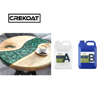Brush Crystal Clear Table Top Epoxy Resin Hardener 2 ส่วน ทนต่อแรงกระแทก