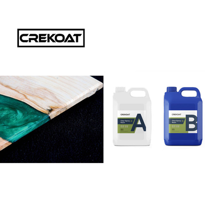 กลิ่นต่ํา ไม่มี Voc Art Epoxy Resin ทนต่อการกระแทกสําหรับเครื่องประดับตารางแม่น้ํา