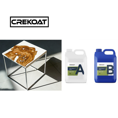 การประกอบไม้ทนทาน UV Epoxy River Table ความทนทานต่อผลกระทบของธาตุเรืองแสงสูง