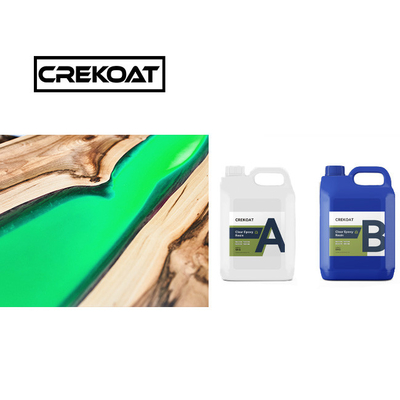 Brush Crystal Clear Table Top Epoxy Resin Hardener 2 ส่วน ทนต่อแรงกระแทก