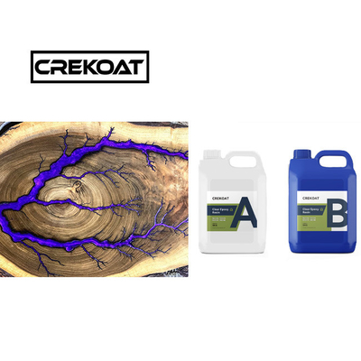BPA Free Deep Pour Epoxy Resin Clear Casting Art การงานที่ยากลําบาก