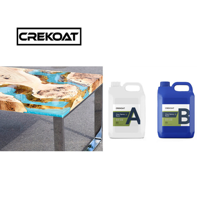 ไม้สองส่วนใส Epoxy รีซิน สีสว่าง Stick หนา Pour รีซิน