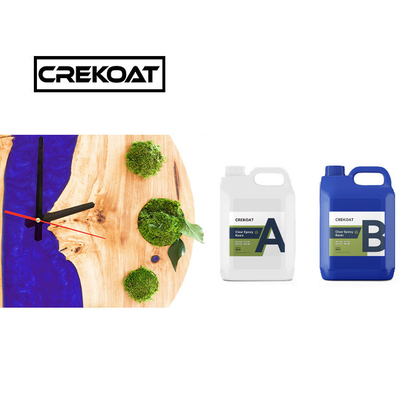 ไม้สองส่วนใส Epoxy รีซิน สีสว่าง Stick หนา Pour รีซิน