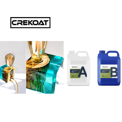 BPA Free Deep Pour Epoxy Resin Clear Casting Art การงานที่ยากลําบาก
