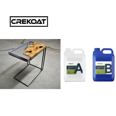 5 ซม. อัลตร้าล็อควิสโคสติก การโยนลึก Epoxy Resin River Table เวลาทํางานที่ยาวนาน