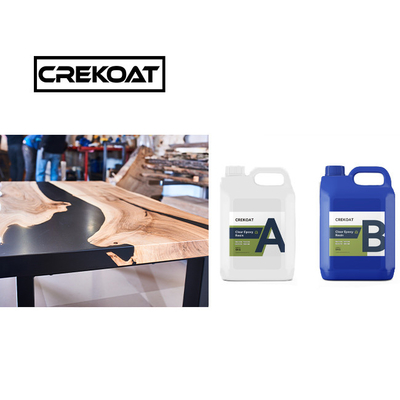 คริสตัลใส Deep Pour Epoxy Resin BPA ฟรี 3D Casting ความแน่นต่ํา