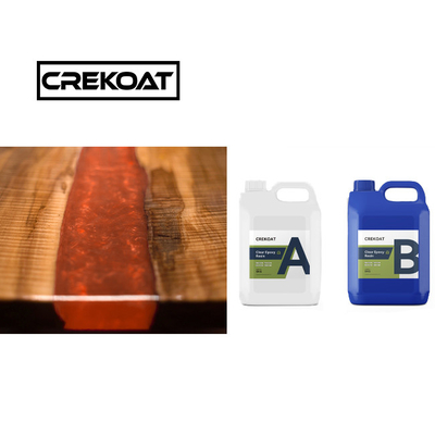 5 ซม. อัลตร้าล็อควิสโคสติก การโยนลึก Epoxy Resin River Table เวลาทํางานที่ยาวนาน