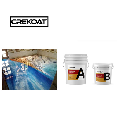 คริสตัล กันน้ํา Epoxy Resin พื้นเคลือบ