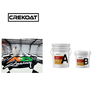1 มิลลิเมตร Anti-Slip Epoxy Resin Floor Coating ไม่มี Bubbles TDS ใส