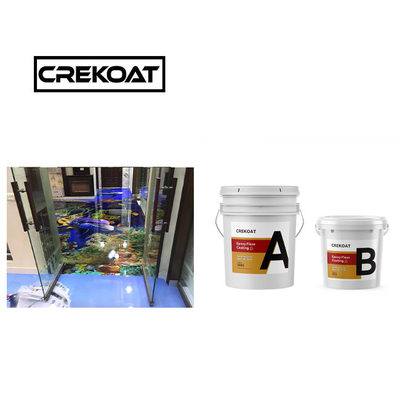1 มิลลิเมตร Anti-Slip Epoxy Resin Floor Coating ไม่มี Bubbles TDS ใส
