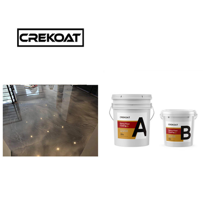 ผิวเคลือบพื้น Epoxy โลหะบริสุทธิ์ สวยเคลือบ Epoxy ฟรีสารละลาย