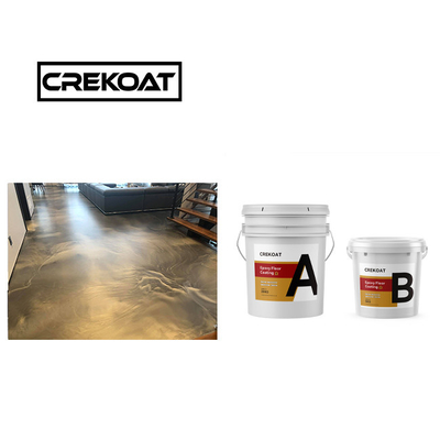 ไม่มีกลิ่น สะอาด แอนติสลิป พรมพื้น Epoxy หนาแน่นต่ํา 0 VOC