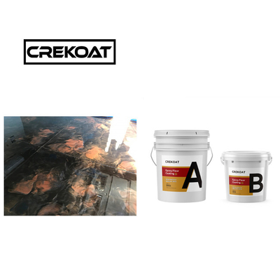 เนครูส สีสว่างสูง โลหะ Epoxy Floor Coating ความมั่นคงในลักษณะแปลก