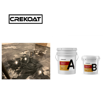 ไม่กลิ่นภาระหนัก Epoxy Resin ผิวเคลือบ 1 มม โลหะไดนัมิก
