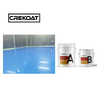 สีพื้น epoxy สีผงเหลวกระจ่างสูง สร้างด้วย TDS การรักษาเร็วสององค์ประกอบ