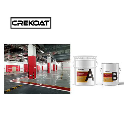 สีพื้นทนการกวาดที่สว่าง สีพื้น Epoxy ชัดเจน 3 มม