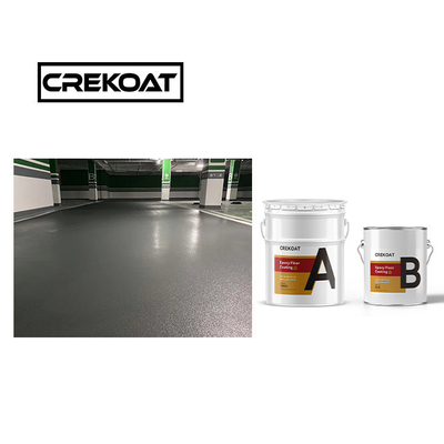 สีพื้นทนการกวาดที่สว่าง สีพื้น Epoxy ชัดเจน 3 มม