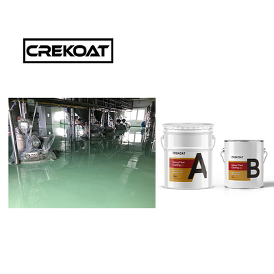 สีพื้น epoxy สีผงเหลวกระจ่างสูง สร้างด้วย TDS การรักษาเร็วสององค์ประกอบ