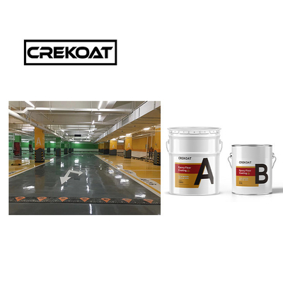 การแห้งเร็ว ทนต่อสารเคมี อุตสาหกรรม Epoxy Floor Coating Gloss จบ 1 มม.