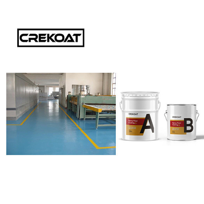การแห้งเร็ว ทนต่อสารเคมี อุตสาหกรรม Epoxy Floor Coating Gloss จบ 1 มม.