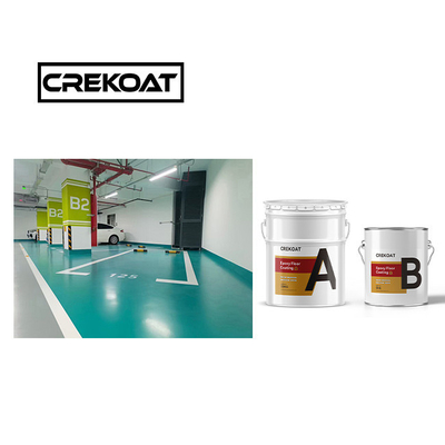 การแห้งเร็ว ทนต่อสารเคมี อุตสาหกรรม Epoxy Floor Coating Gloss จบ 1 มม.