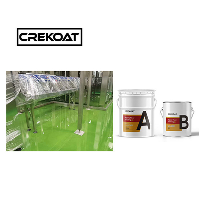 ลด VOC อุตสาหกรรม Epoxy Floor Coating เกรด 2 แพ็ค Epoxy Floor Paint ไม่มีสาย