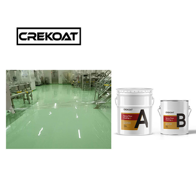 ลด VOC อุตสาหกรรม Epoxy Floor Coating เกรด 2 แพ็ค Epoxy Floor Paint ไม่มีสาย