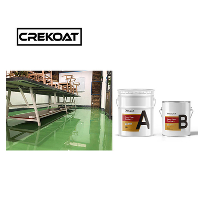 Topcoat สารละลายฟรี อุตสาหกรรม Epoxy พื้นเคลือบ Abrasion Self Leveling